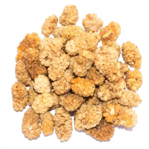 organic dried mulberries