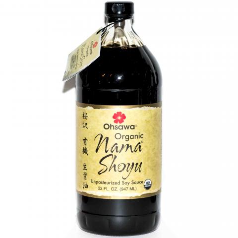 organic nama shoyu soy sauce